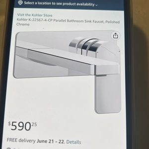 NEW IN BOX KOHLER BATHROOM SINK FAUCET!!!